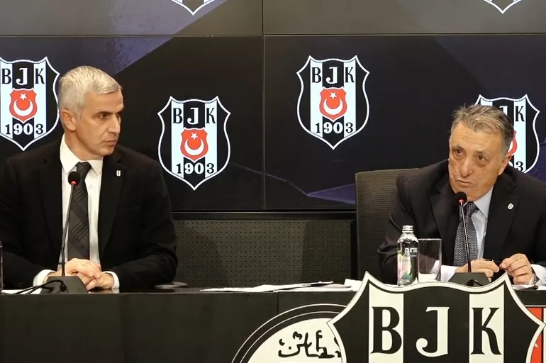 Beşiktaş'ın yeni teknik direktörü belli oldu! Ahmet Nur Çebi canlı yayında duyurdu