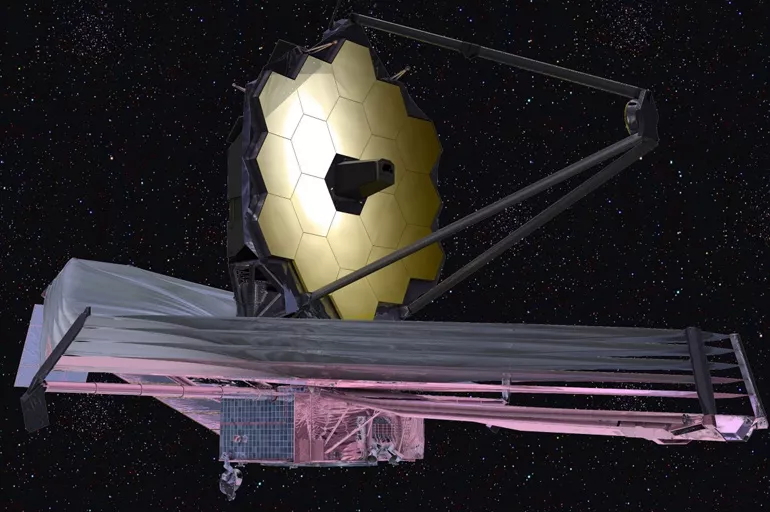 Bilim tarihinde büyük gün! James Webb Uzay Teleskobu'nun güneş kalkanları açıldı