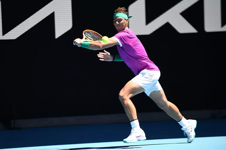 Djokovic'in olmadığı Avustralya Açık'ta Rafael Nadal fırtınası! İspanyol yıldız rakibini dağıttı