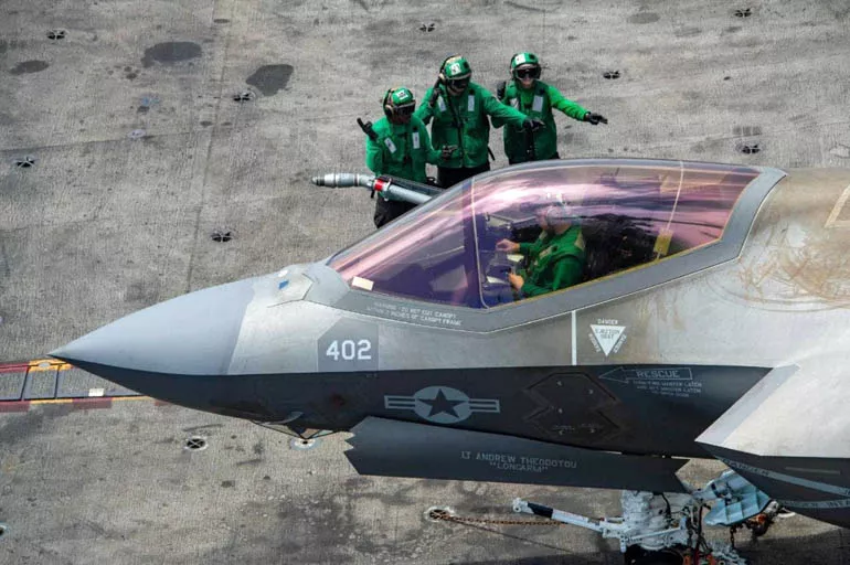 F-35'ler pas tuttu! Fotoğraflarda ortaya çıkan gerçek ABD'li şirketi alarma geçirdi
