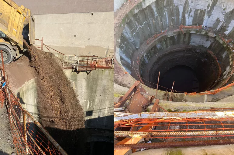 İBB milletin kaynaklarını çöpe attı! Metro hattının inşaatı bakın nasıl kapatılıyor