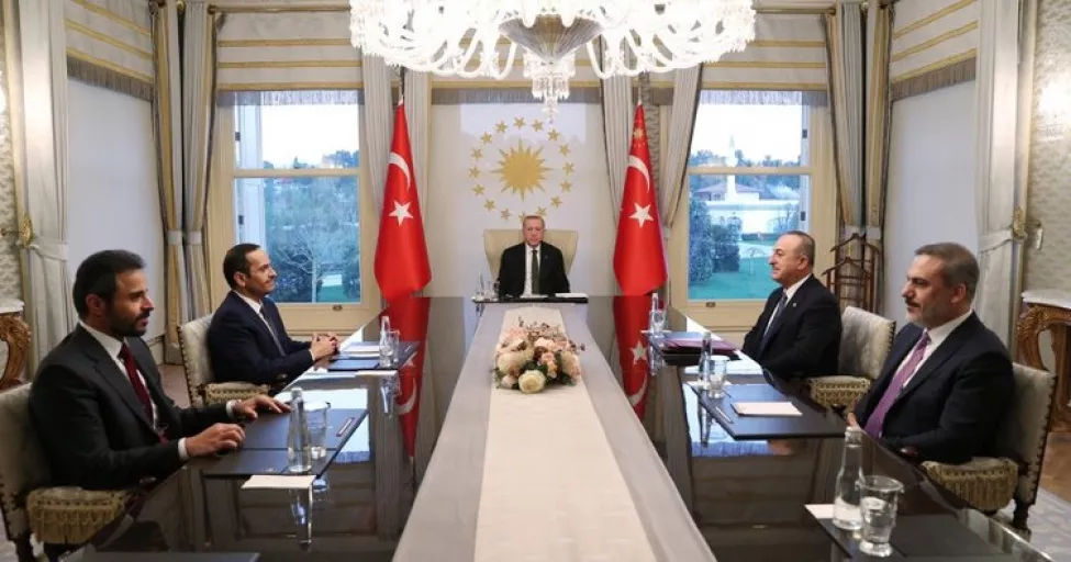 Son dakika: Cumhurbaşkanı Erdoğan'dan kritik görüşme! Katar Dışişleri Bakanı'nı kabul etti