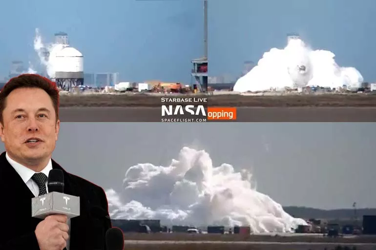 SpaceX'te nitrojen tankı patladı! Elon Musk'ın tesisinde dehşet görüntüler
