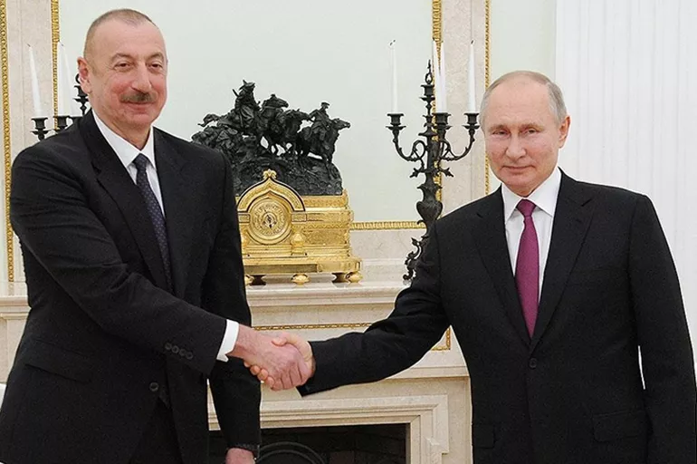Azerbaycan Devlet Başkanı Aliyev, yarın Rusya'ya giderek Putin ile müttefik işbirliği bildirgesi imzalayacak