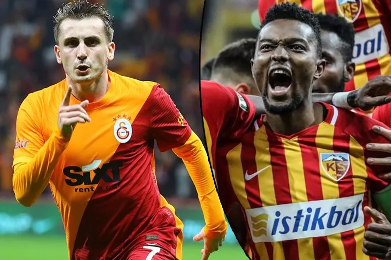 Galatasaray, Kayserispor'u konuk ediyor! Zorlu mücadelede ilk 11'ler belli oldu