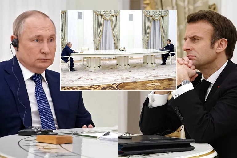 Putin'le Macron’un neden uzun masada görüştüğü ortaya çıktı! Sebebi herkesi şaşırtacak
