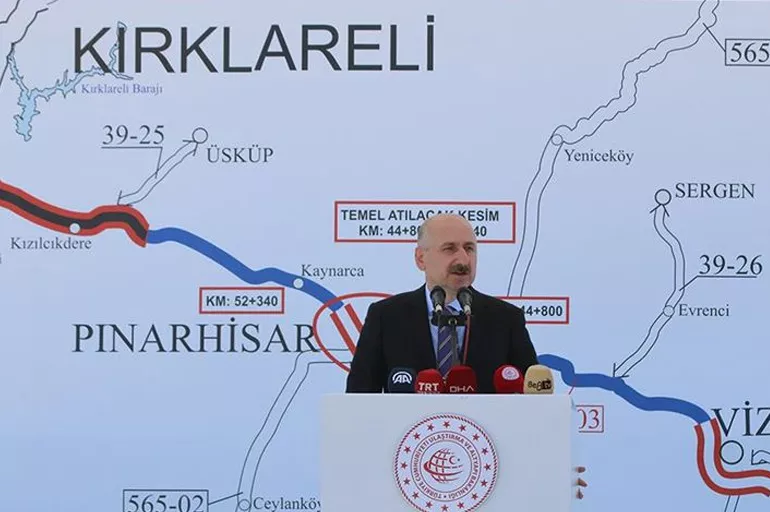 Saray-Kırklareli yolu ulaşımı 45 dakikaya düşürecek
