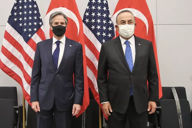 Son dakika! Bakan Çavuşoğlu ABD'li mevkidaşı ile görüştü