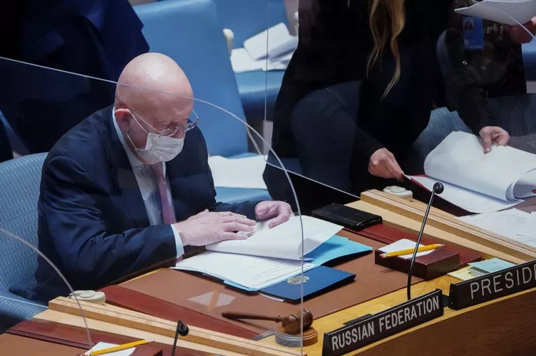 Son dakika! Rusya, BM Güvenlik Konseyinde kendisinin kınanmasını veto etti
