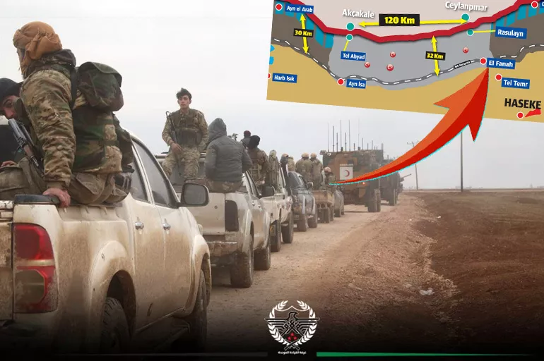 Teröristleri panikleten tatbikat: Suriye Milli Ordusu, Rasulayn cephesini hareketlendirdi