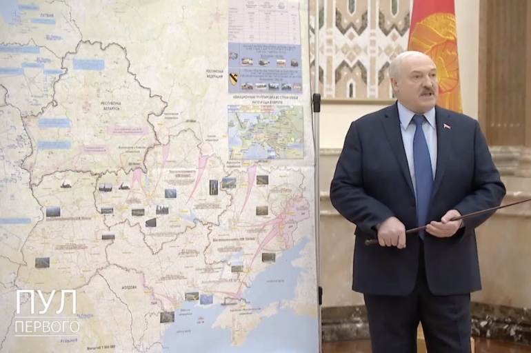 Lukaşenko Putin'in işgal haritasını ifşa etti: Ukrayna'dan sonraki hedef işaretlenen ülke mi?