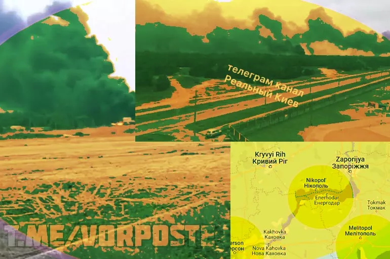 Rus ordusu Dinyeper kıyısındaki Enerhodar'ı yakıyor! Pek çok nokta bombalandı