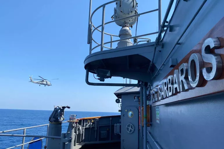 TCG Barbaros fırkateyni, NATO kuvvetleriyle Doğu Akdeniz'de
