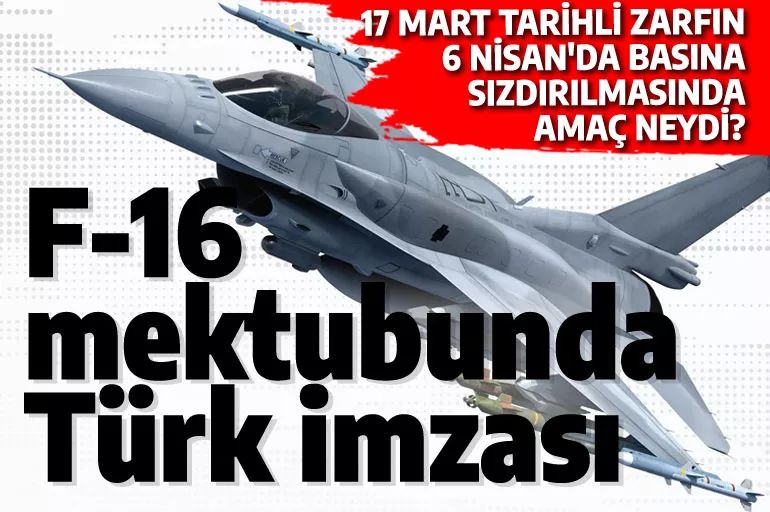 ABD F-16 mektubunu Türk asıllı diplomatla gönderdi: Ermeni ve Yunan lobisi ne yapacak?