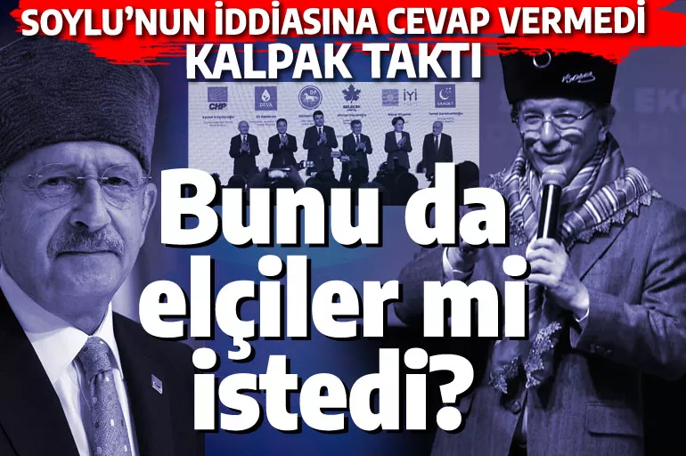 Ahmet Davutoğlu 'büyükelçi' skandalını Atatürk imzalı kalpakla örtmeye çalıştı