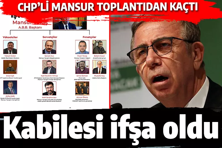 AK Parti'li Murat Köse ifşa etti! İşte CHP'li Mansur Yavaş'ın kabilesi...