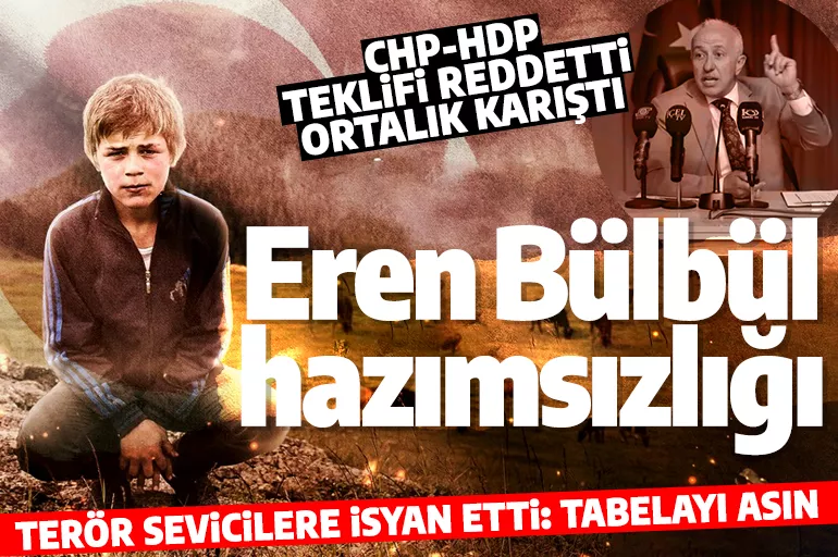 CHP ve HDP'nin Eren Bülbül hazımsızlığı! Parka isminin verilmesini engellediler
