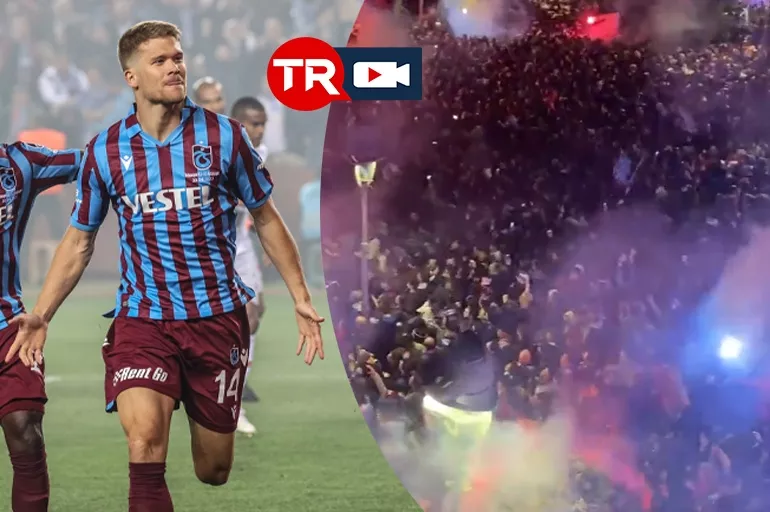 Trabzon Millet Bahçesi gol sonrası kendinden geçti!