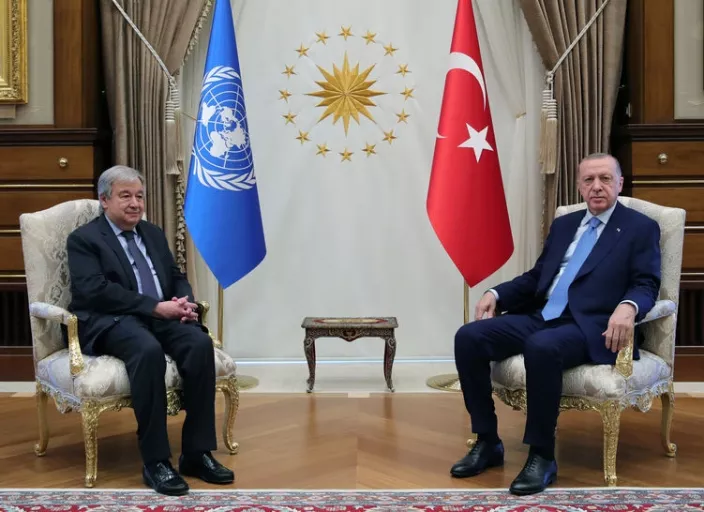 Cumhurbaşkanı Erdoğan Antonio Guterres ile telefonda görüştü