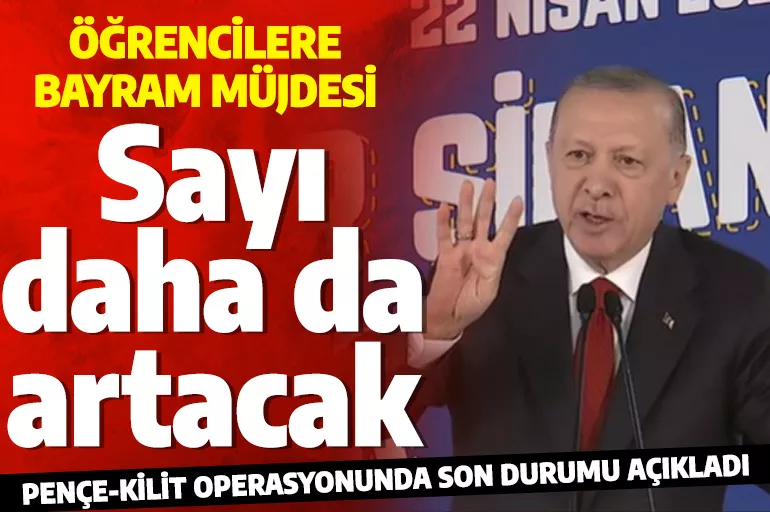 Cumhurbaşkanı Erdoğan öğrencilerle iftar programında kredi ve burs müjdesi verdi