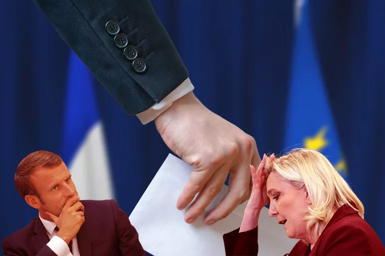 Fransa'da cumhurbaşkanı seçimin ilk tur resmi sonuçları açıklandı! Macron, Le Pen'e karşı önde götürüyor