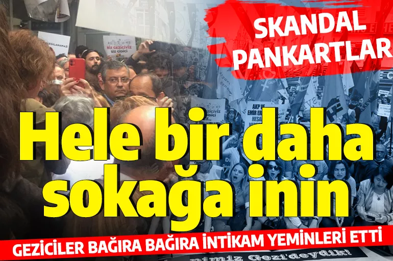 Gezi parkı cezaları sonrası terör uzantıları Cumhurbaşkanı Erdoğan'a karşı intikam yeminleri etti