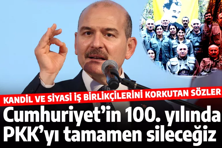 İçişleri Bakanı Süleyman Soylu: Cumhuriyetin 100. yılında terör örgütünü tamamen sileceğiz