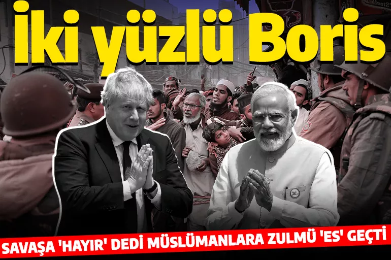 İngiltere Başbakanı Johnson Ukrayna için Hindistan'a gitti! Hintli Müslümanlar için ise sessizliğini koruyor