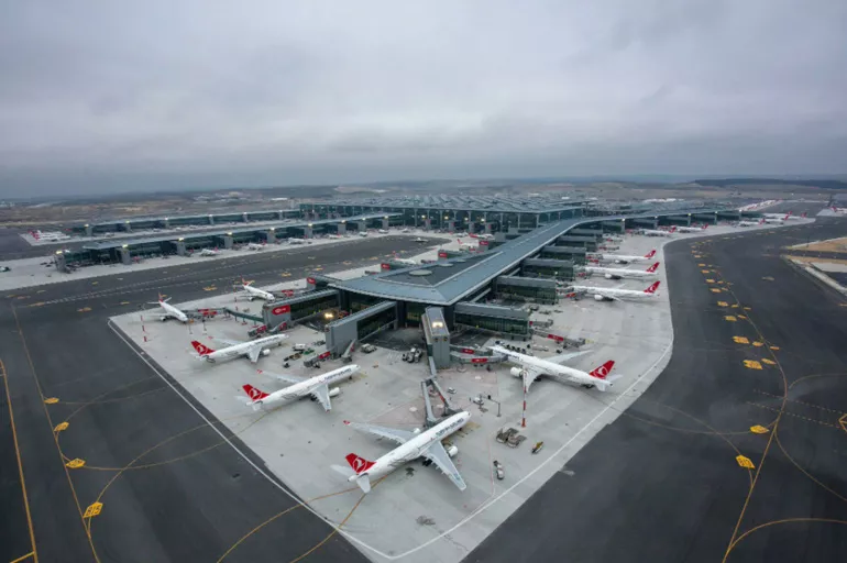 İstanbul Havalimanı'nın 2021 başarısı sonrası İGA ve THY müdürlerinden sevinç paylaşımı