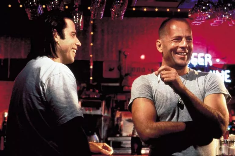 John Travolta'dan Pulp Fiction'daki dostuna göz yaşartan mesaj: Seni seviyorum Bruce...