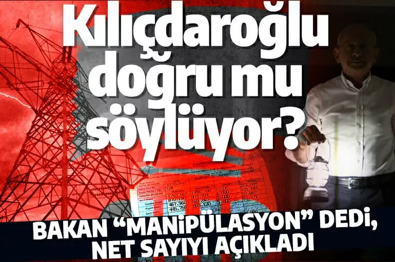 Kılıçdaroğlu'nun algı operasyonuna peş peşe yanıt geldi: Manipüle etmek doğru değil