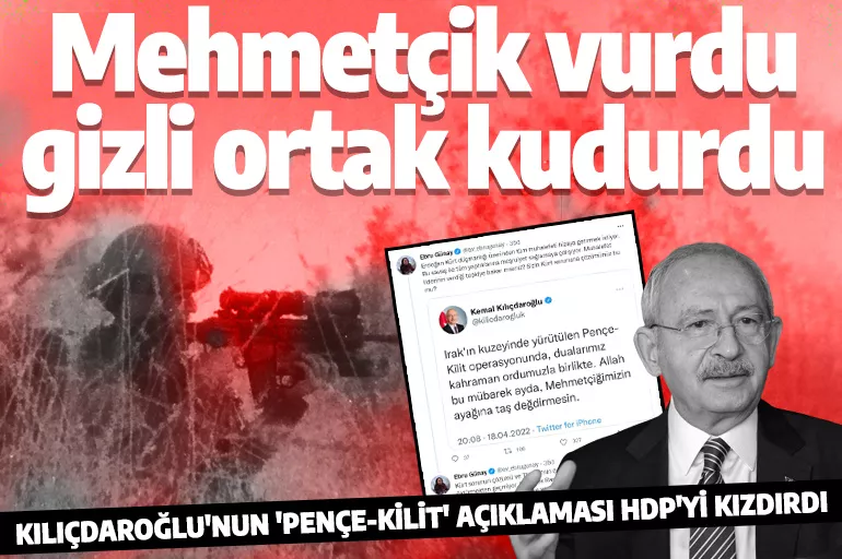 Mehmetçik Kuzey Irak'ı bombaladı CHP'nin gizli ortağı HDP kudurdu