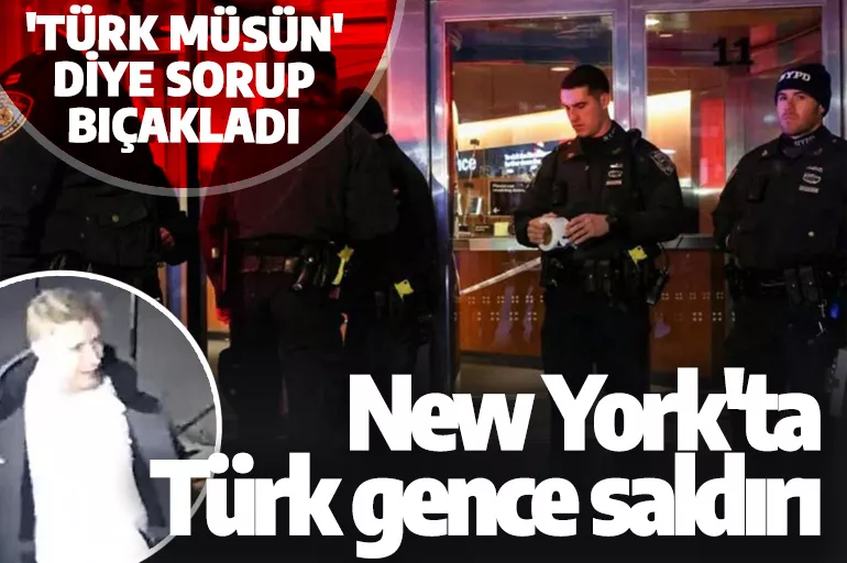 New York'ta Türk gence ırkçı saldırı! Saldırganın görüntüleri ortaya çıktı