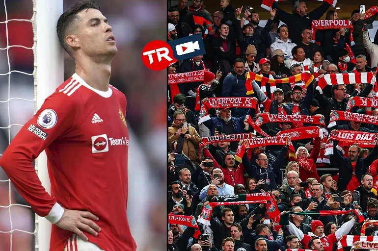 Oğlunu kaybeden Cristiano Ronaldo'ya destek artıyor! Liverpool taraftarı bakın ne yaptı...