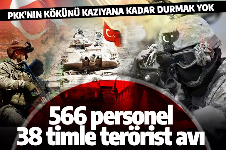 Son dakika: Bakanlık duyurdu! Mardin'de 566 askerle PKK avı