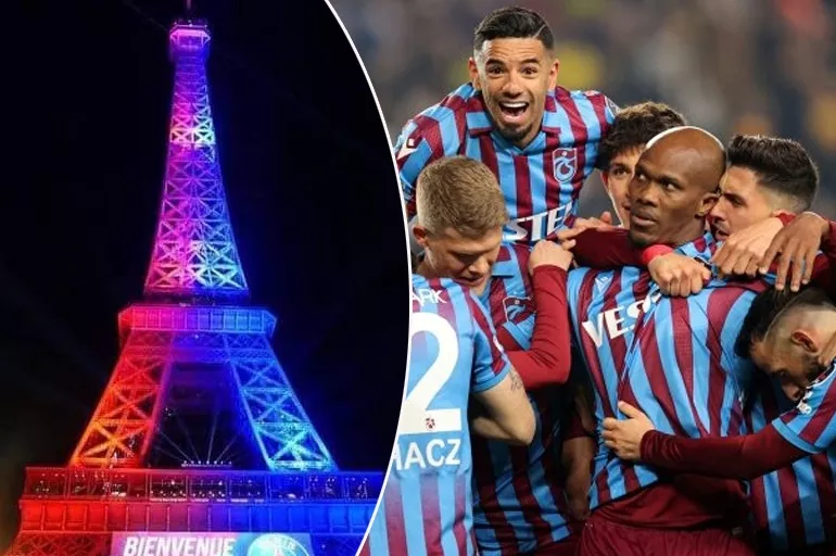 Trabzonsporlu taraftarlardan akılalmaz Eyfel Kulesi isteği! Macron bile neye uğradığını şaşırdı
