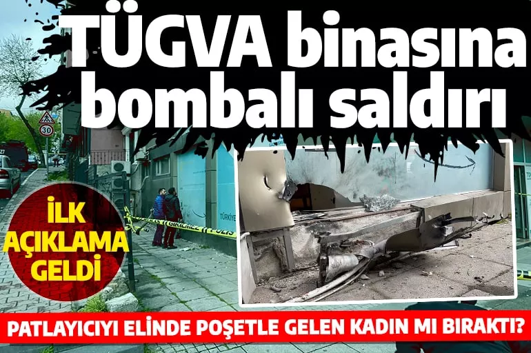 TÜGVA binasına EYP'li saldırı düzenlendi! İnceleme sürüyor