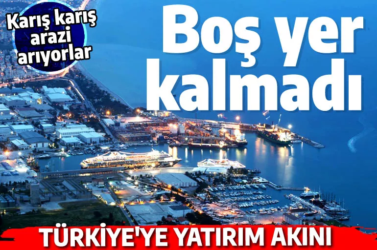Türkiye'ye yatırım patlaması! Antalya Serbest Bölge'de boş yer kalmadı