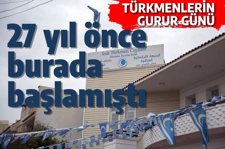 Türkmenlerin Erbil'de kuruluş coşkusu: 27 yıl önce burada başlamıştı