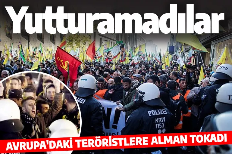 Avrupa'daki teröristlere Alman tokadı! PKK terör örgütüdür