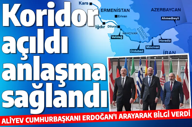 Azerbaycan, Ermenistan ile anlaştı! Aliyev Cumhurbaşkanı Erdoğan'ı arayarak bilgi verdi