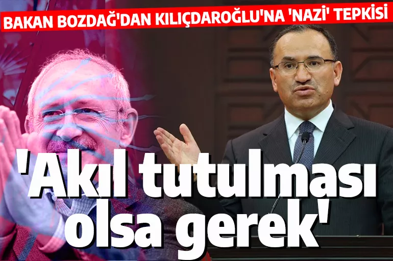 Bakan Bozdağ'dan Kılıçdaroğlu'na sert tepki: Akıl tutulması olsa gerek