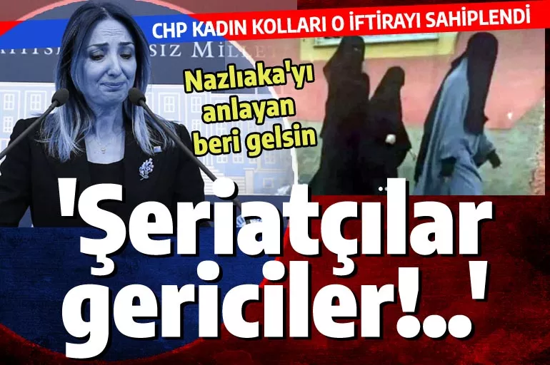 CHP 'çocuk hırsızı çarşaflı kadın' iftirasını savundu: Şeriatçılar, gericiler...