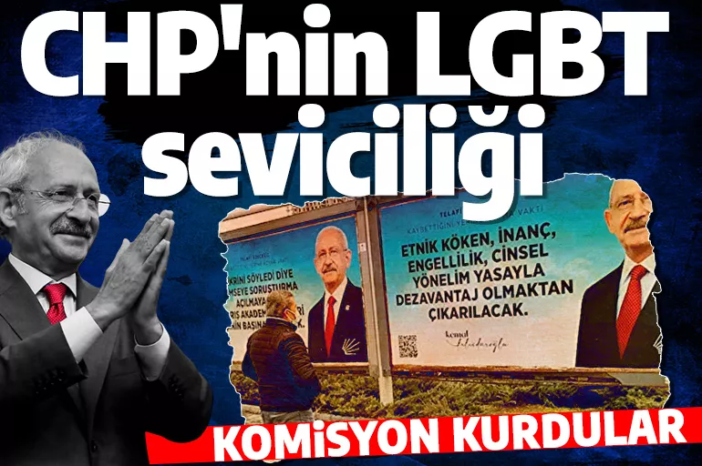 CHP'nin LGBT seviciliği ayyuka çıktı! Komisyon kurdular