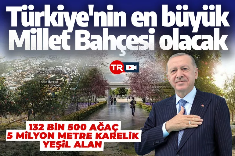 Cumhurbaşkanı Erdoğan'dan 'Millet Bahçesi'nin detaylarını anlatan video