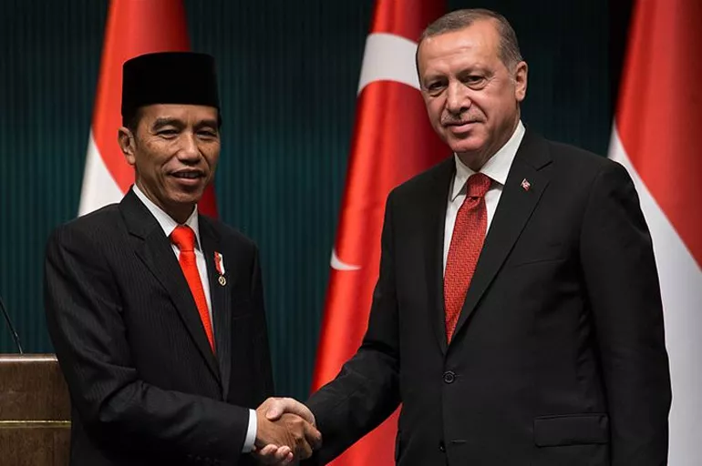 Cumhurbaşkanı Erdoğan, Endonezya Cumhurbaşkanı Widodo ile görüştü