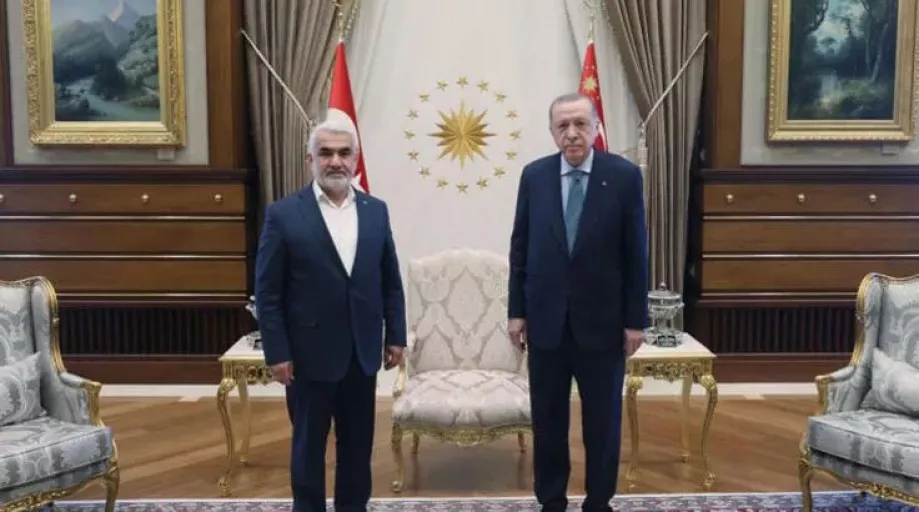 Cumhurbaşkanı Erdoğan HÜDAPAR Genel Başkanı Yapıcıoğlu'nu kabul etti