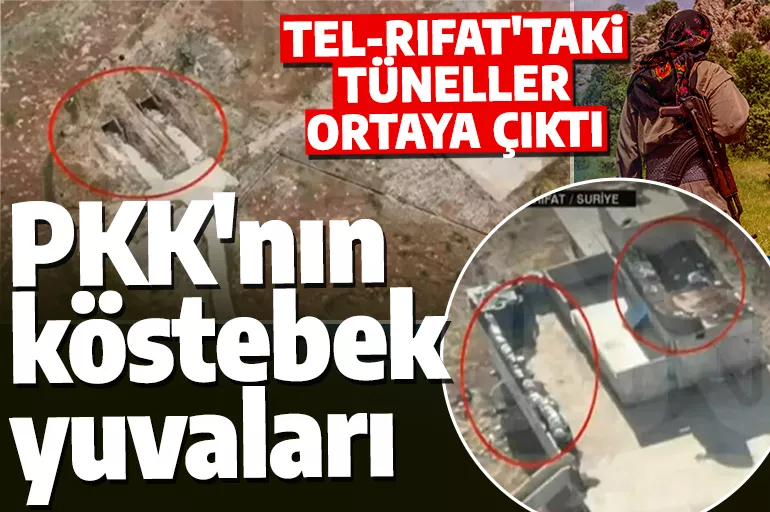 Cumhurbaşkanı Erdoğan'ın sınır ötesi harekat mesajı ardından PKK tünelleri görüntülendi!