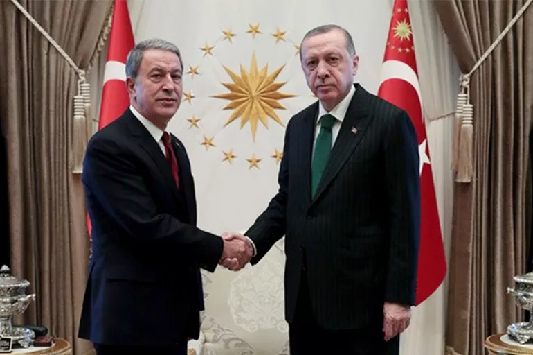 Cumhurbaşkanı Erdoğan Milli Savunma Bakanı Akar ile görüştü! 'Ordumuz hudutta en ufak bir yanlışa fırsat vermedi'
