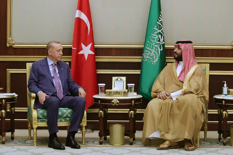 Cumhurbaşkanı Erdoğan, Veliaht Prensi Selman ile görüştü